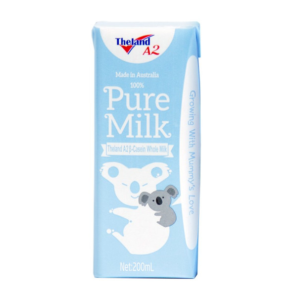 theland纽仕兰a2β酪蛋白全脂纯牛奶200ml3盒