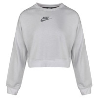 NIKE 耐克 女士运动卫衣/套头衫 CU6404-094 灰色 M