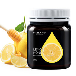 新西兰进口 蜜滋兰（mizland）柠檬蜂蜜250g *3件