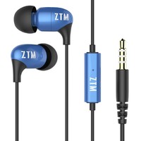 ZTM SM-089 入耳式有线耳机 蓝色 3.5mm