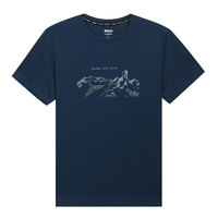 TOREAD 探路者 TRAVELAX系列 男士运动T恤 TAJI81963-C27X 铁蓝灰