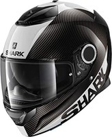 鲨鱼摩托车头盔 SPARTAN CARBON 1.2 皮肤 XL 黑色 HE3400EDWSXL