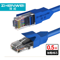 ZHENWEI 臻威 超五类百兆网线 0.5m