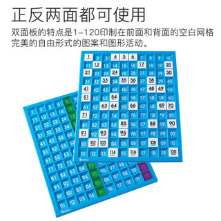 Learning Resources百数板数学启蒙教具数学学习小学生数字幼儿数感锻炼专注力 百数板 现货