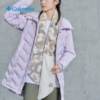 Columbia哥伦比亚20秋冬新品热能反射中长款防水羽绒服女WR0319