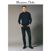 Massimo Dutti 00917325401 男士美丽诺羊毛高领针织衫