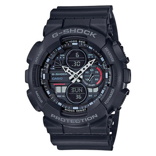 CASIO 卡西欧 G-SHOCK系列 51.2毫米电子腕表 GA-140-1A1