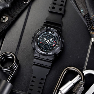 CASIO 卡西欧 G-SHOCK系列 51.2毫米电子腕表 GA-140-1A1