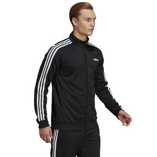 adidas 阿迪达斯 E 3S TT TRIC 男士运动夹克 DQ3070 黑色 XL