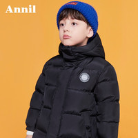 Annil 安奈儿 女童羽绒服 数码红 140cm