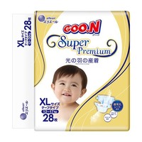 88VIP：GOO.N 大王 光羽 环贴式婴儿纸尿裤 XL28片 *3件