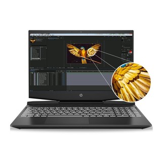 HP 惠普 光影精灵5 15.6英寸 笔记本电脑 (黑色、酷睿i7-9750H、16GB、512GB SSD+1TB HDD、GTX 1660Ti Max-Q 6G)