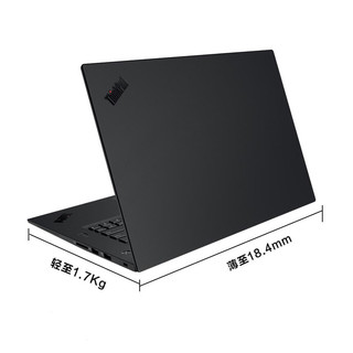 ThinkPad 思考本 P1 隐士二代 15.6英寸 笔记本电脑 (黑色、酷睿i7-9750H、16GB、2TB SSD、T1000 4G)