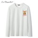 La Chapelle 男款纯棉秋季长袖T恤