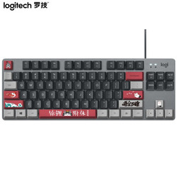 罗技（Logitech）K835机械键盘 84键 黑色 TTC轴 青轴-吾皇万睡系列