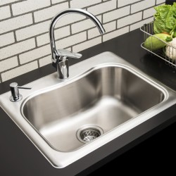 KOHLER 科勒 K-3362 思特嘉 不锈钢小单槽 (简版速漩)