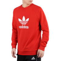 adidas Originals TREFOIL CREW 男士运动卫衣/套头衫 FM3781 红色 L