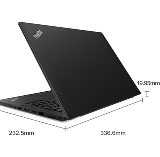 ThinkPad 思考本 T480（0PCD）14英寸 笔记本电脑 (黑色、酷睿i7-8550U、8GB、128GB SSD+1TB HDD、MX150)