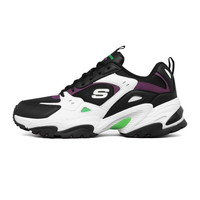 SKECHERS 斯凯奇 D'LITES系列 男士休闲运动鞋 237163/BKWL 黑色/白色/柠檬色