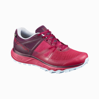 SALOMON 萨洛蒙 TRAILSTER GTX 女士越野跑鞋 L40789900 樱桃色