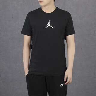 AIR JORDAN JUMPMAN系列 男士运动T恤 BQ6741-010 黑色 M