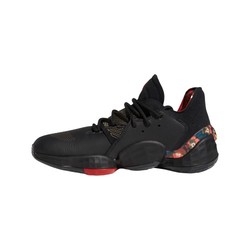 adidas 阿迪达斯 Harden Vol.4 男士篮球鞋 FW3136 一号黑/金/浅猩红 39