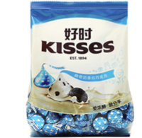 HERSHEY\'S 好时 KISSES 巧克力组合装 曲奇奶香口味+牛奶口味 500g*2袋