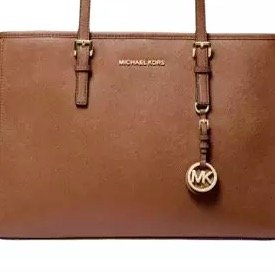 MICHAEL KORS 迈克·科尔斯 Jet Set系列女士皮革拉链单肩手提包 棕色