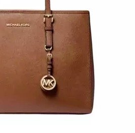 MICHAEL KORS 迈克·科尔斯 Jet Set系列女士皮革拉链单肩手提包 棕色