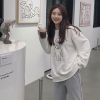 韩都衣舍 DM0071 圆领宽松显瘦卫衣