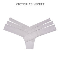 维多利亚的秘密 镂空系带性感中腰半包臀女士内裤11155573