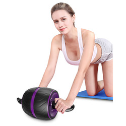 健腹轮健身器材腹肌家用运动锻炼懒人自动回弹练腹肌收卷腹机