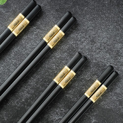 家用防滑合金筷子 10双装