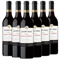 Jacob’s Creek杰卡斯 经典西拉加本纳干红葡萄酒  750ml*6瓶