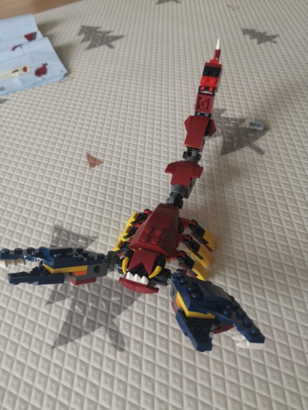 lego乐高创意百变系列31102喷火飞龙