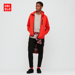 UNIQLO 优衣库 男装弹力运动拉链连帽开衫卫衣 433541