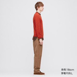 UNIQLO 优衣库 男士美利奴羊毛针织衫 429066 25橙色 170/92A/M