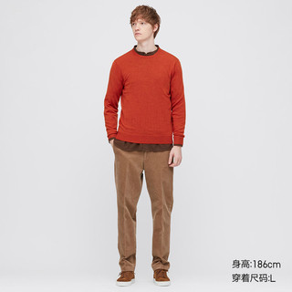 UNIQLO 优衣库 男士美利奴羊毛针织衫 429066 25橙色 170/92A/M