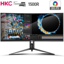 HKC 惠科 C349U 34英寸 VA显示器(3440×1440、1500R、100Hz)