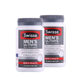 Swisse 斯维诗 Ultivite 男士复合维生素片 120片*2瓶