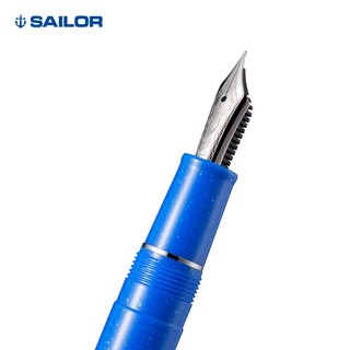 SAILOR 写乐  8928宇宙系列 Blue Dwarf 蓝矮星 星空蓝色 标准平顶14K钢笔
