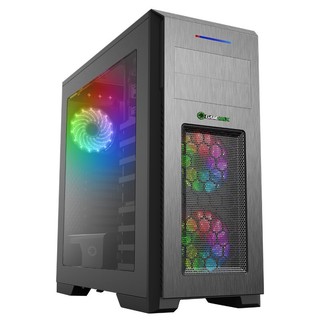 GAMEMAX 游戏帝国 M907 SE RGB EATX机箱 半侧透 黑色