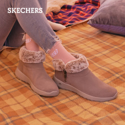 SkSKECHERS 斯凯奇 144003 女士加绒反毛皮雪地靴