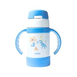 THERMOS 膳魔师 儿童带手柄吸管保温杯 280ml