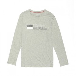 TOMMY HILFIGER 汤米·希尔费格	09T3713GRAY HEATHER  男士休闲长袖 *2件