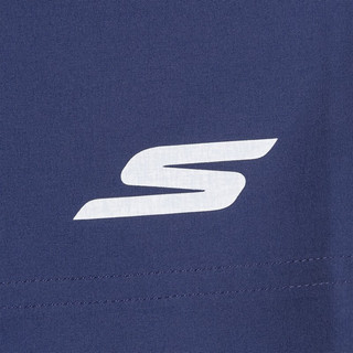 SKECHERS 斯凯奇 PERFORMANCE系列 男士运动短裤 P220M051 中世纪蓝
