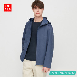 UNIQLO 优衣库 425029 男装BLOCKTECH连帽外套