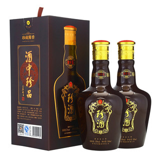 珍酒 珍十五 53度 酱香型白酒 500ml*2 盒装 2瓶装