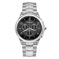 阿玛尼 （Emporio Armani）手表 钢带商务休闲瑞士进口机芯三眼男士腕表ARS8700