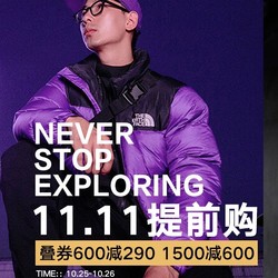 京东 THE NORTH FACE/北面 双11提前购